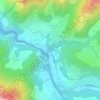 Carte topographique Le Motty, altitude, relief