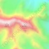 Carte topographique 雅家梗山, altitude, relief