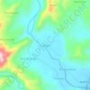 Carte topographique Solonggon, altitude, relief