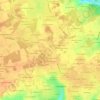 Carte topographique La Brosse, altitude, relief