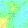 Carte topographique Oula, altitude, relief