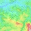 Carte topographique Bruyère, altitude, relief