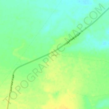 Carte topographique Al Watya, altitude, relief