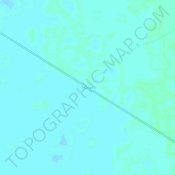 Carte topographique Hour, altitude, relief