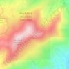 Carte topographique Black Rock Mountain State Park, altitude, relief