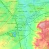 Carte topographique Fenny Stratford, altitude, relief
