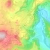 Carte topographique Malpas, altitude, relief