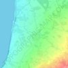 Carte topographique Qoubbet Chamra, altitude, relief