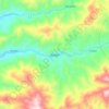 Carte topographique Bucloc, altitude, relief