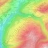 Carte topographique Paravy, altitude, relief