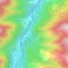 Carte topographique Bouchet, altitude, relief