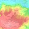 Carte topographique Le Pré Long, altitude, relief