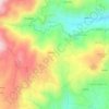 Carte topographique Laceiras, altitude, relief
