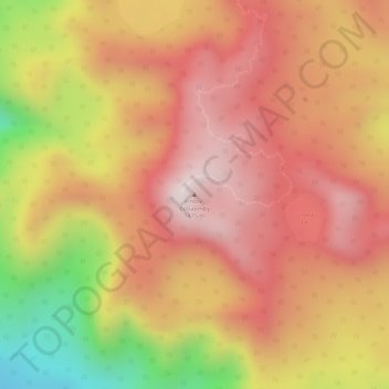 Carte topographique Ambre-Bobaomby, altitude, relief