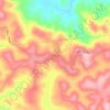 Carte topographique Urrummu, altitude, relief