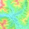 Carte topographique 2号院, altitude, relief