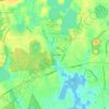 Carte topographique Marstons Mills, altitude, relief