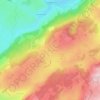 Carte topographique Les Fournets, altitude, relief