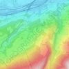 Carte topographique Gschwendt, altitude, relief