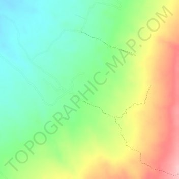 Carte topographique Piravante, altitude, relief