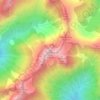 Carte topographique The West Lion, altitude, relief