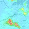 Carte topographique Takua Pa, altitude, relief