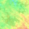 Carte topographique Kergongar, altitude, relief