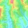 Carte topographique Aigen, altitude, relief
