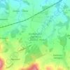 Carte topographique Günthersdorf, altitude, relief