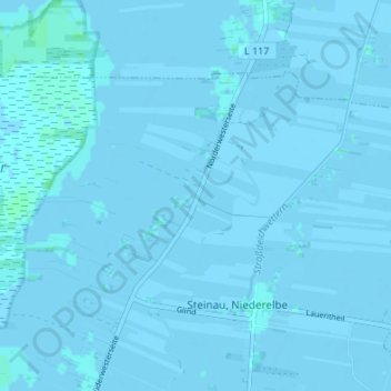 Carte topographique Norderwesterseite, altitude, relief