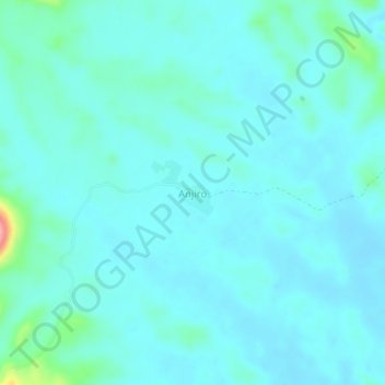 Carte topographique Anjiro, altitude, relief