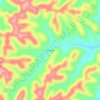 Carte topographique Stringtown, altitude, relief
