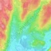 Carte topographique La Conche, altitude, relief