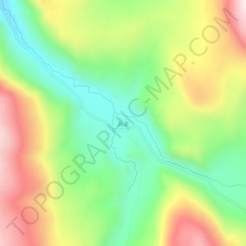 Carte topographique Changmai, altitude, relief