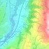 Carte topographique Chambéraz, altitude, relief