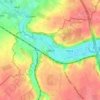 Carte topographique Glons, altitude, relief