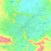 Carte topographique Kaboul, altitude, relief
