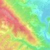 Carte topographique Bel-Aspect, altitude, relief