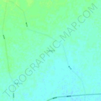 Carte topographique 付烧锅村, altitude, relief