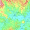 Carte topographique Hailin, altitude, relief