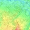 Carte topographique Kortessem, altitude, relief