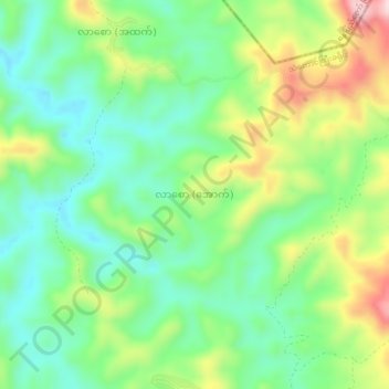 Carte topographique Lar Saw (Lower), altitude, relief