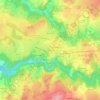 Carte topographique Les Ecoles, altitude, relief