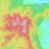 Carte topographique 大坦顶, altitude, relief