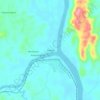 Carte topographique Andapa, altitude, relief