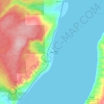 Carte topographique Ayock, altitude, relief
