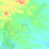 Carte topographique Tamarindo, altitude, relief