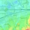 Carte topographique Wasmuel, altitude, relief
