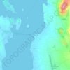 Carte topographique Pounta, altitude, relief