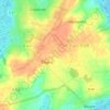 Carte topographique Le Haisnay, altitude, relief